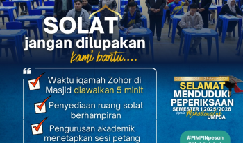 Isu Solat Zohor Ketika Minggu Peperiksaan